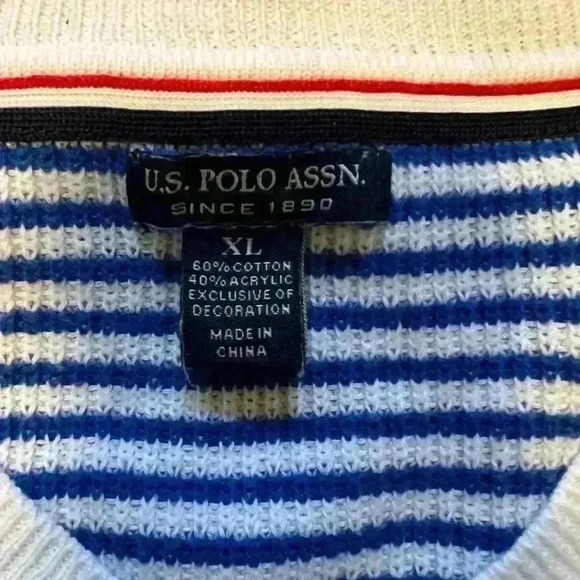US Polo Assn.sweater size XL cotton blend (SKU C113) - Picture 4 of 10